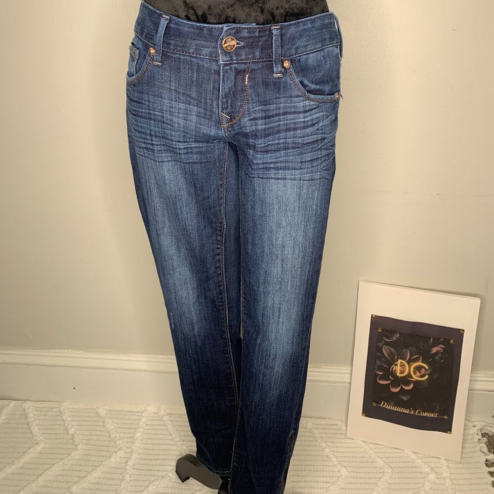 Express Stella Jeans / Low Rise Dark wash Women's Skinny Jeans -Size 0